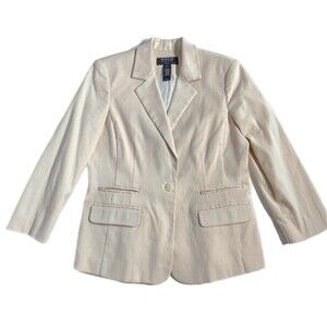 Studio By Liz Claiborne Striped Blazer Women’s Size 12 Petite